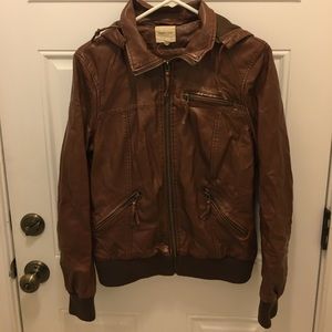 Hooded jacket slight damage